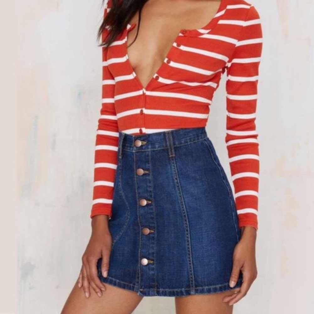 Nasty gal denim skirt 27 (24/25)